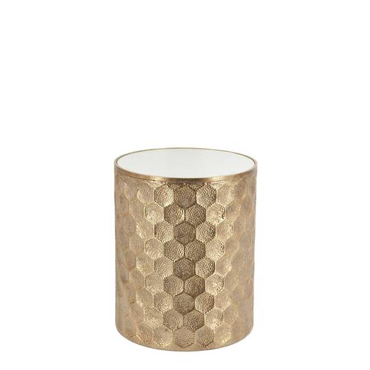 GEOMETRIC SIDE TABLE GOLD